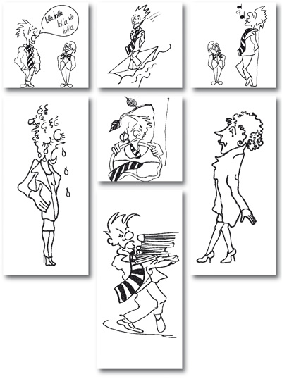 Karikaturen f&uuml;r Klett-Cotta