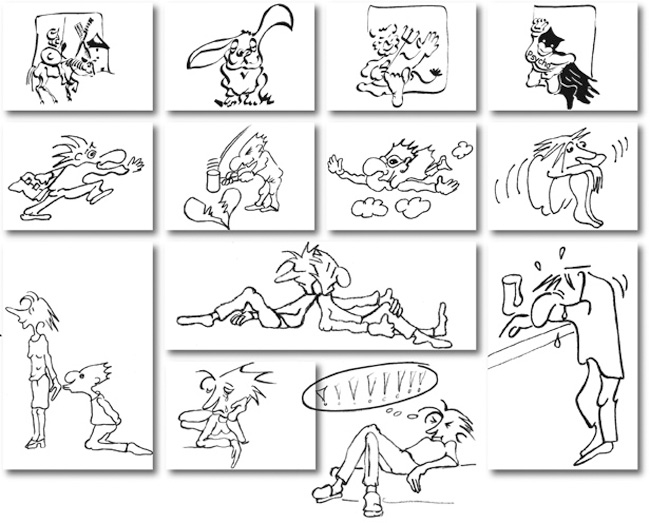 Karikaturen f&uuml;r Klett-Cotta